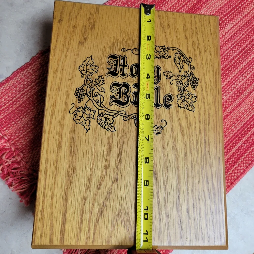 Vintage Used Holy Bible Bible box has been used so there imperfect